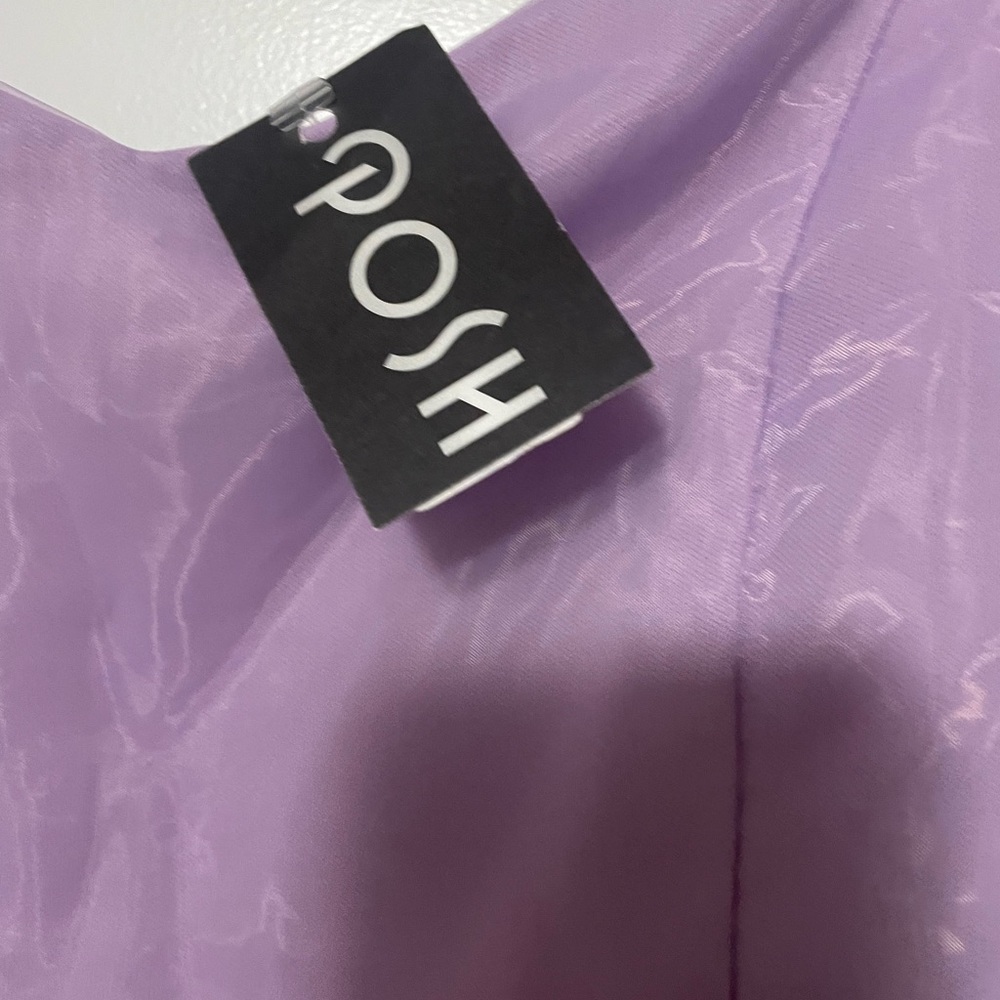 NWT TCEC Organza peplum top - Picture 2 of 3